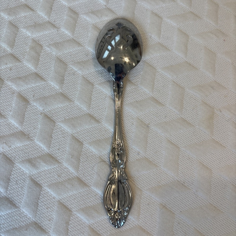 Oneida FREDERICK II 8.5 Serving Spoons (3) Stainless Heirloom Glossy Silverware - Picture 5 of 9